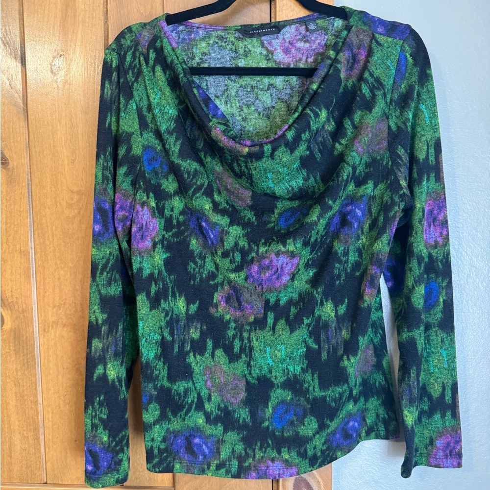 Investments Multicolor Abstract Knit Top